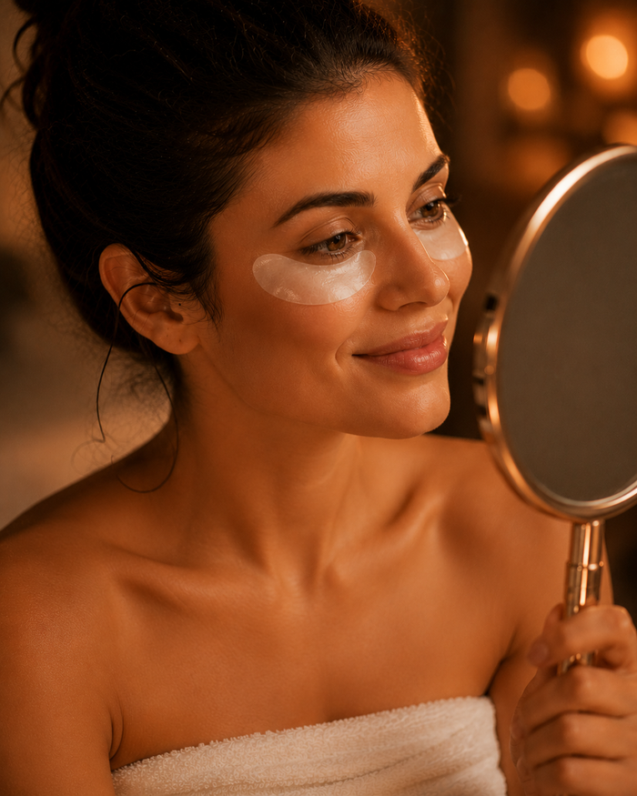 Nano Beauty Pro: Mască cu Nanofibre pentru ochi cu efect anti-aging