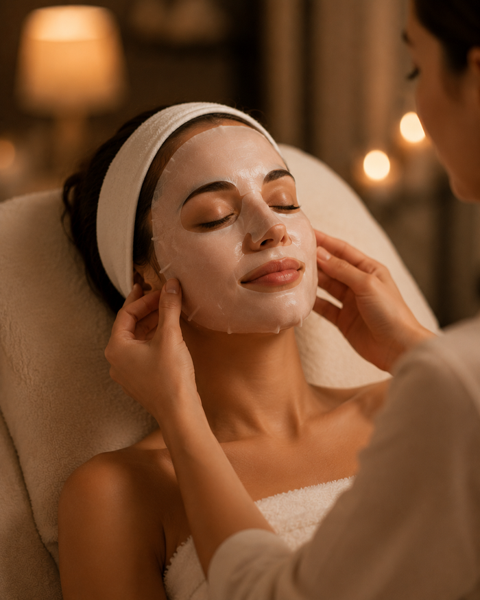 Nano Beauty Pro: Mască de față cu Nanofibre cu efect de calmare a tenului