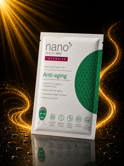 Nano Beauty Pro: Mască de față cu Nanofibre cu efect intensiv Anti-Aging