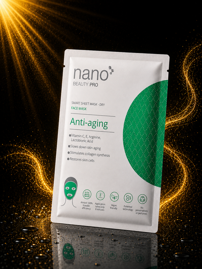 Nano Beauty Pro: Mască de față cu Nanofibre cu efect Anti-Aging