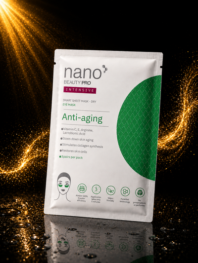 Nano Beauty Pro: Mască cu Nanofibre pentru ochi cu efect anti-aging