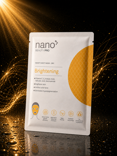 Nano Beauty Pro: Mască de față cu Nanofibre cu efect de luminozitate