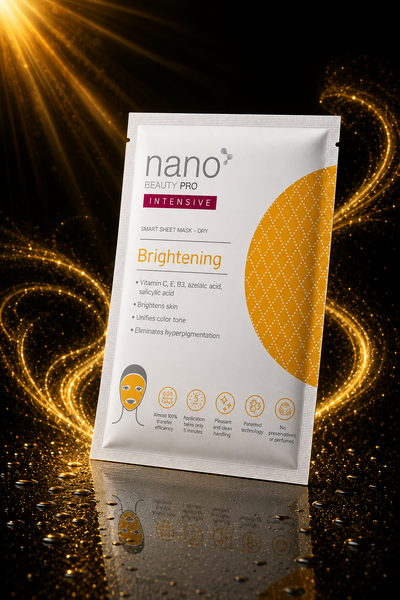 Nano Beauty Pro: Mască de față cu Nanofibre cu efect intens de luminozitate