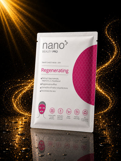 Nano Frumusețe Pro: Mască de față cu Nanofibre cu efect regenerator
