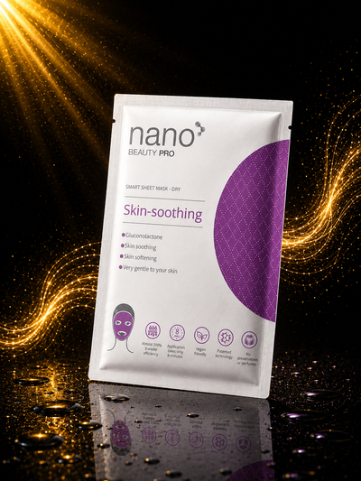 Nano Beauty Pro: Mască de față cu Nanofibre cu efect de calmare a tenului