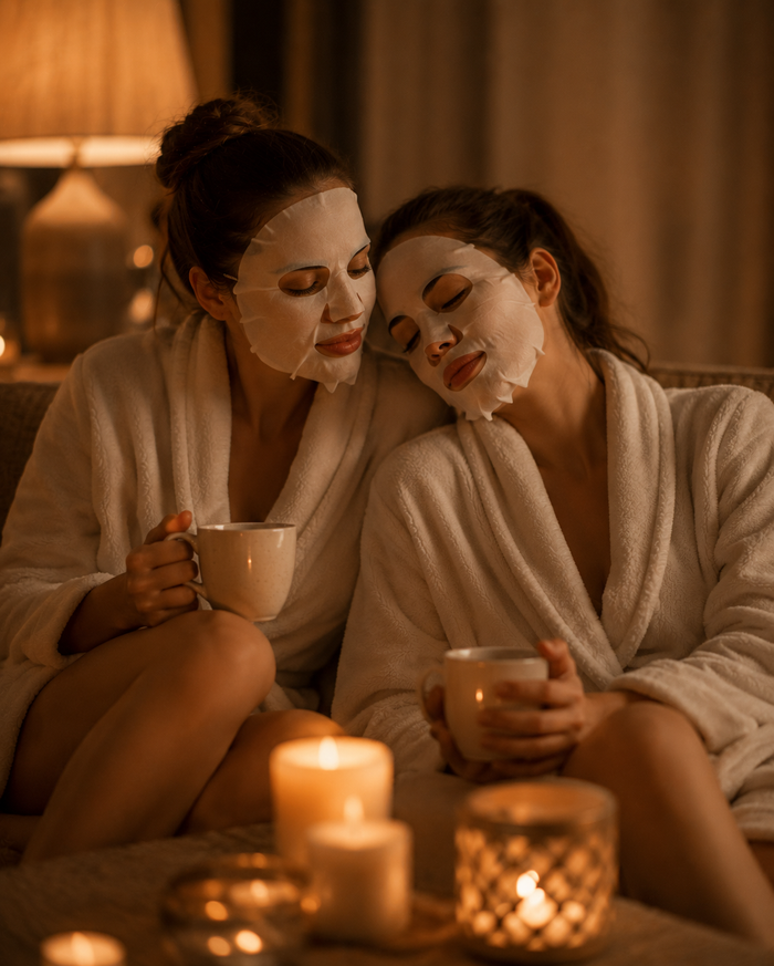 Nano Beauty Pro: Mască de față cu Nanofibre cu efect de calmare a tenului