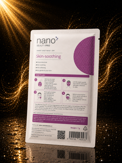 Nano Beauty Pro: Mască de față cu Nanofibre cu efect de calmare a tenului